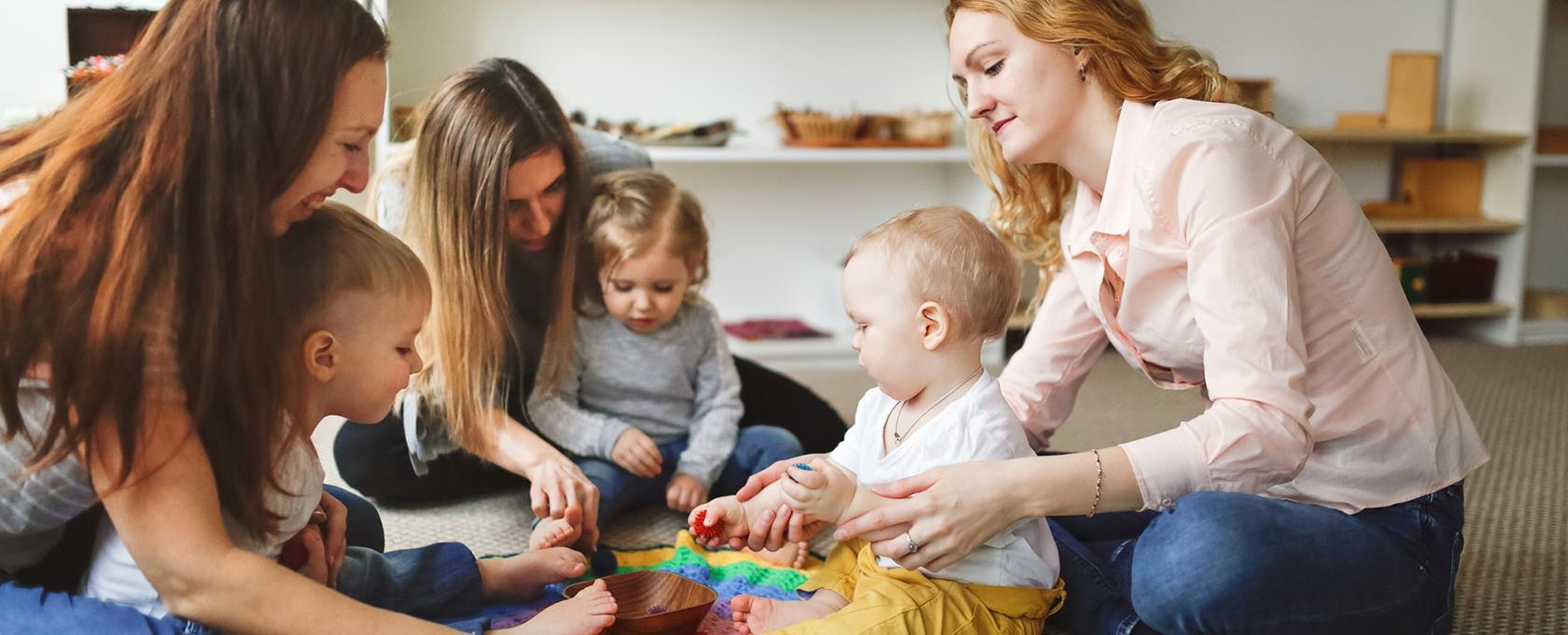 Families in Maine Children's Home's young parent program