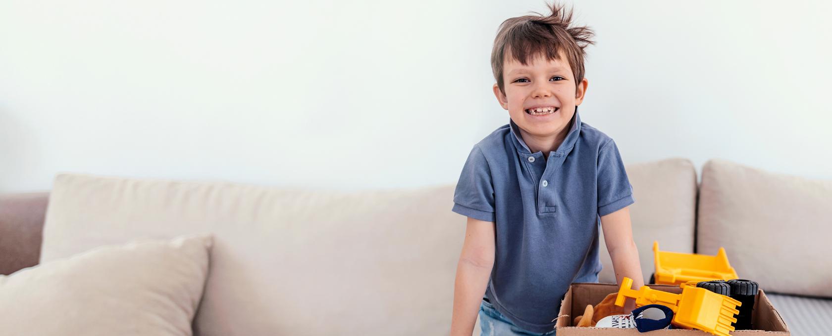 Child recipient of Christmas / Winter Essentials Program